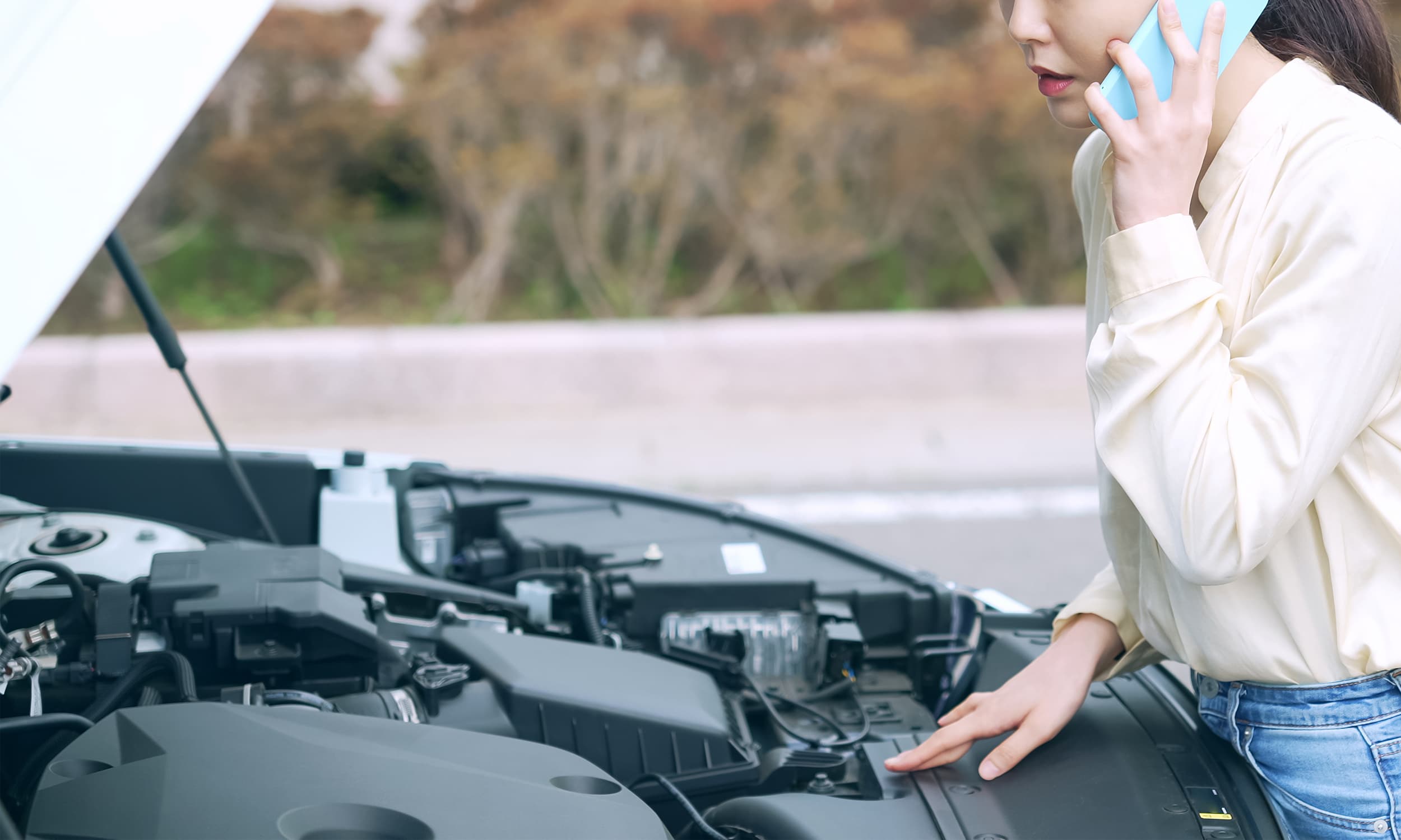 車が故障して困っている